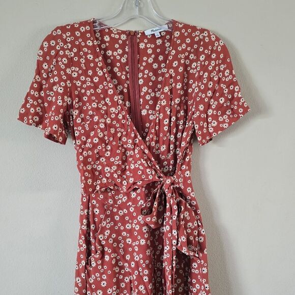 Madewell  Daysi Wrap Front Romper Size 2 Floral Print - Picture 8 of 11
